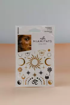 Переводные тату MIAMITATS Gold Sun (mini)