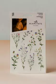 Переводные тату MIAMITATS Pastel Herbs (middle)