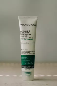 Минеральный санскрин, обогащенный антиоксидантами Paula's Choice Hydralight Shine-Free Daily Mineral Complex SPF 30 60ml