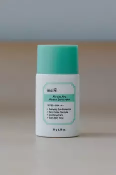 Минеральный солнцезащитный крем KLAIRS All-day Airy Mineral Sunscreen 35g