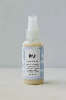 НА ОБЛАКЕ несмываемый уход для восстановления волос с маслом баобаба R+Co ON A CLOUD Baobab Oil Repair Splash On Styler 124ml