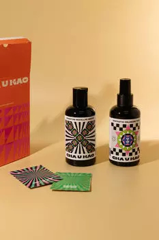 Набор для очищения: мицеллярная вода+ тоник увлажняющий "БЕЗУПРЕЧНАЯ ЧИСТОТА" CHA U KAO 200мл+200мл