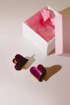 Набор крабов для волос 2 шт - Мини Сливовые леденцы Assoro