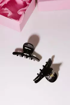 Набор крабов для волос 2 шт - Оникс мини Assoro