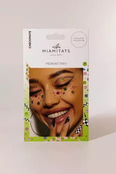 Набор переводных мейкап тату MIAMITATS FACE TATTOOS Checkmate