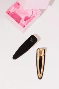 Набор заколок для волос 2 шт - Оникс Assoro