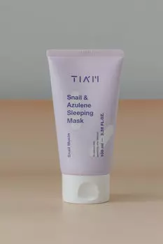 Ночная маска с муцином улитки и азуленом TIAM Snail & Azulene Sleeping Mask 100ml