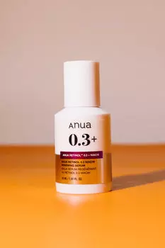 Обновляющая сыворотка с ретинолом и ниацинамидом Anua Retinol 0.3% + Niacin Renewing Serum 30ml