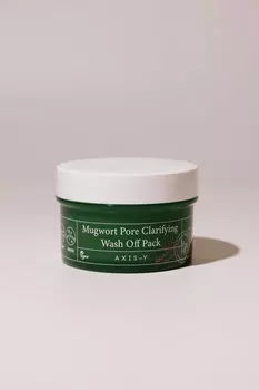 Очищающая глиняная маска для лица AXIS-Y Mugwort Pore Clarifying Wash Off Pack 100ml