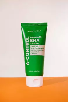 Очищающая пенка с салициловой кислотой NINE LESS A-Control Heartleaf & BHA Cleanser 120ml