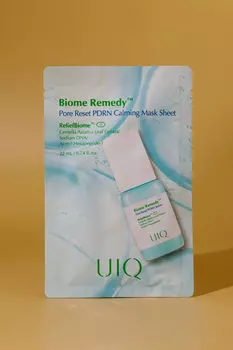 Охлаждающая маска с ПДРН UIQ Pore Reset PDRN Calming Mask Sheet 22ml