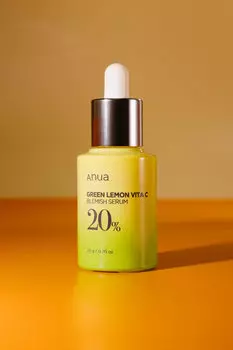Осветляющая сыворотка с зеленым лимоном Anua Green Lemon Vita C Serum 20g