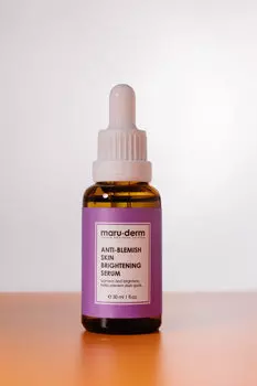 Отбеливающая сыворотка для кожи против пигментных пятен Maruderm Anti-Blemish Skin Brightening Serum, 30ml