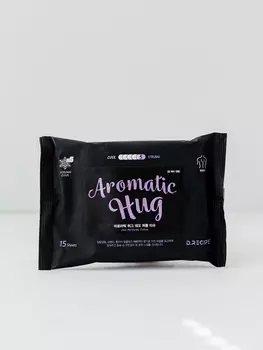 Парфюмированные салфетки для мгновенной свежести 15 шт D.RECIPE Deo Perfume Tissue Aromatic Hug 15P
