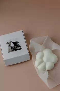 Мыло в форме лапки (белый) PATISSONCHA Baby Paw 150 г