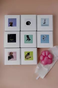 Мыло в форме лапки (розовый) PATISSONCHA MUSK 150 г