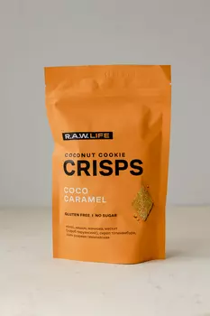 Печенье кокосовое R.A.W. Life Crisps "Кокос-Карамель" 75g