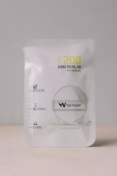 Пилинг-спонж для лица с витамином С Wish Formula C200 Bubble Peeling Pad 1 шт