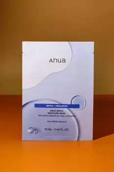 Питательная тканевая маска Anua Birch + Hyaluron Moisture Sheet Mask 25ml