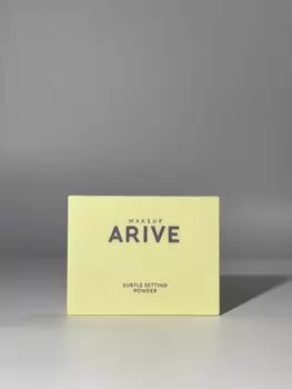 Прозрачная матирующая пудра Arive Makeup Subtle Setting Powder [01 Clear] 6g