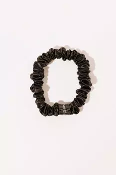 Шелковая резинка для волос S - Черная Assoro