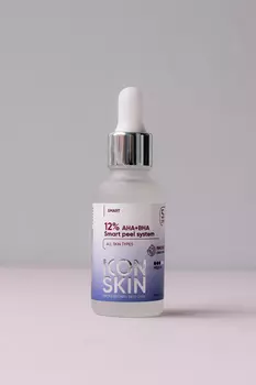 Смарт-пилинг система ICON SKIN 12% AHA+BHA Smart Peel System 30ml
