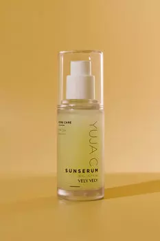 Солнцезащитная сыворотка с витамином С для сияния кожи Vely Vely Yuja C Sun Serum SPF50+ PA++++ 30ml