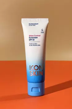 Солнцезащитный крем ICON SKIN Shine Control Sunscreen SPF 45++ 50ml