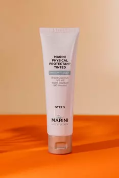 Солнцезащитный водостойкий крем с тональным эффектом на физических фильтрах JAN MARINI Marini Physical Protectant SPF 45 (Tintend Deep) 57g