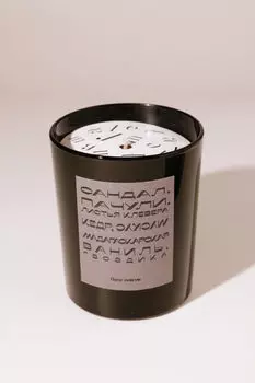 Свеча в стекле Flame Moscow black Alexandra 250ml