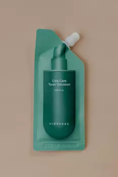 Тонер-эмульсия восстанавливающая с центеллой азиатской HIDEHERE Cica Care Toner Emulsion 25ml