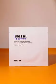 Тонер - пэды для работы с порами ROVECTIN Pore Care No-Sebum Pad 2Pads*7ml