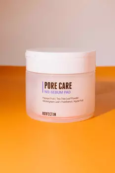 Тонер - пэды для работы с порами ROVECTIN Pore Care No-Sebum Pad 60шт