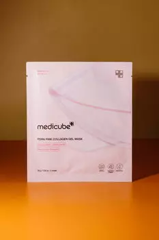 Укрепляющая гидрогелевая маска с ПДРН и коллагеном medicube PDRN Pink Collagen Gel Mask 28g
