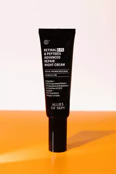 Усиленный ночной крем ретиналем ALLIES OF SKIN Retinal 0,1% &Peptides Advanced Repair Night Cream 48ml