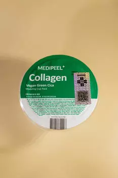Успокаивающая альгинатная маска с центеллой MEDI-PEEL Vegan Green Cica Collagen Modeling Pack 28g