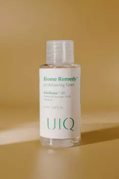 Успокаивающий тонер c янтарной кислотой и постбиотиками UIQ Biome Remedy pH Balancing Toner 50ml