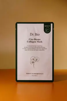 Восстанавливающая тканевая маска с коллагеном Dr. Bio Cica Biome Collagen Mask 25g