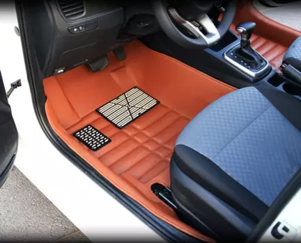 3D коврик в салон кожаные KIA Rio 2017 -
