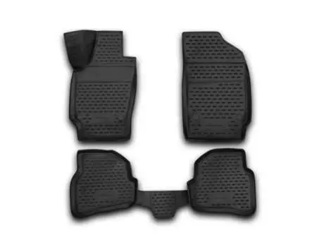 3D коврик в салон (полиуретановые, 4 шт., чёрные,SD) Novline-Autofamily NLC.3D.51.30.210k Volkswagen Passat 2011-2015