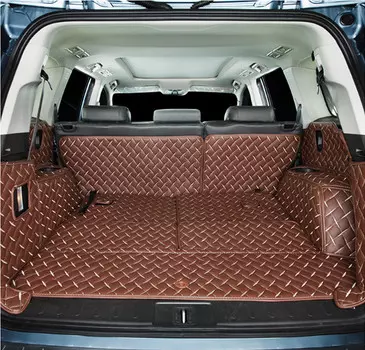 3D коврики в багажник из экокожи GAC Trumpchi GS8 2018-