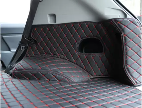 3D коврики в багажник из экокожи Kia Sportage 2010-2015
