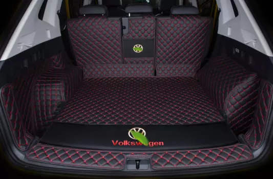 3D коврики в салон и багажник из экокожи Volkswagen Touareg 2018-