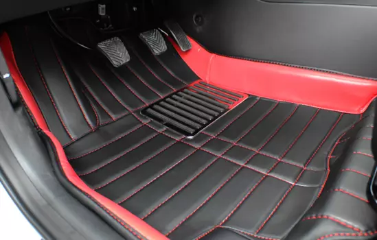 3D коврики в салон из экокожи Hyundai Elantra 2016 -