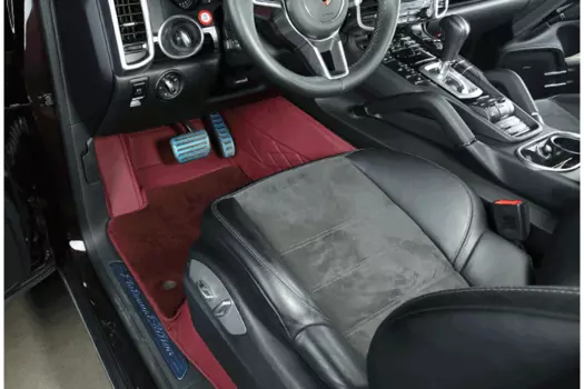 3D коврики в салон (из экокожи, с ворсовой вставкой PVC) Range Rover Velar 2017 -