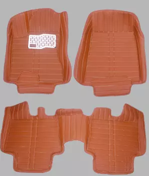 3D коврики в салон кожанные Renault Koleos 2008 - 2015