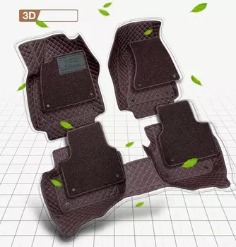 3D коврики в салон кожаные Audi Q3 2016 -