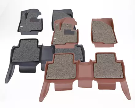 3D коврики в салон кожаные Hyundai Sonata 2020-