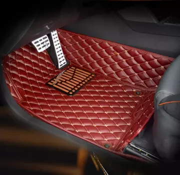 3D коврики в салон кожаные Hyundai Tucson 2015-