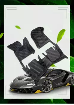 3D коврики в салон кожаные Kia Stinger 2018 -